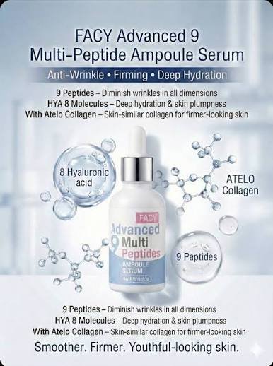 Facy Advanced 9 Multi Peptides Ampoule Serum Anti-Wrinkle