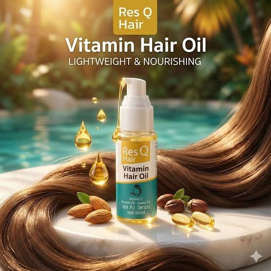 RES Q Hair Vitamin Hair Oil 50g