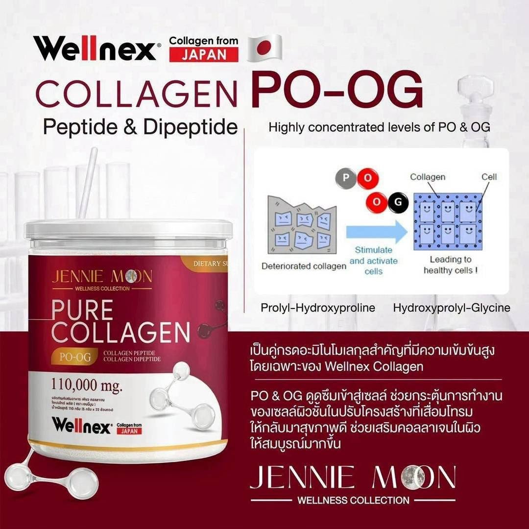 JENNIE MOON PURE COLLAGEN PO-OG 110,000 mg / 110 g — Wellnex Collagen - image 1