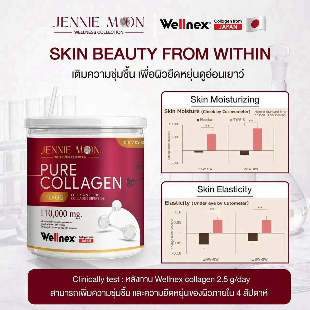 JENNIE MOON PURE COLLAGEN PO-OG 110,000 mg / 110 g — Wellnex Collagen - image 6