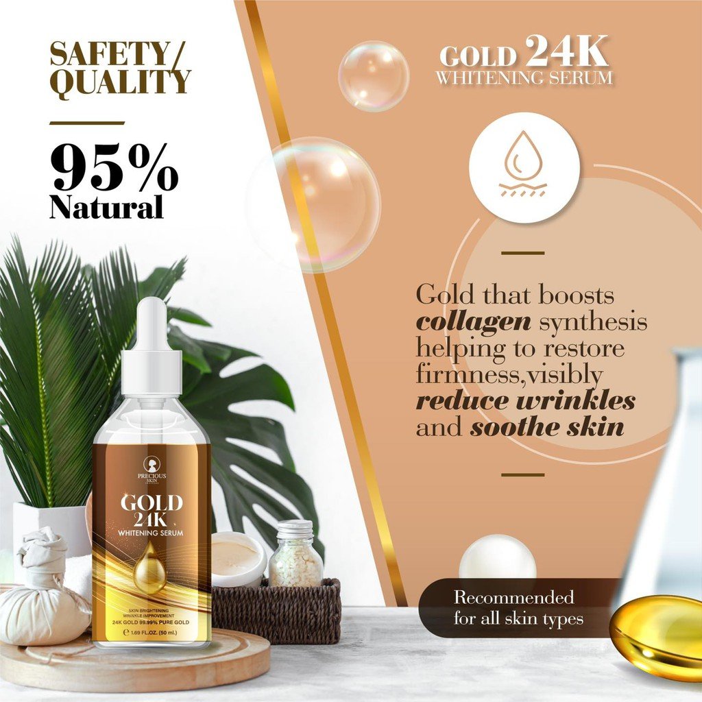 Precious Skin Gold 24k Whitening Serum - image 1