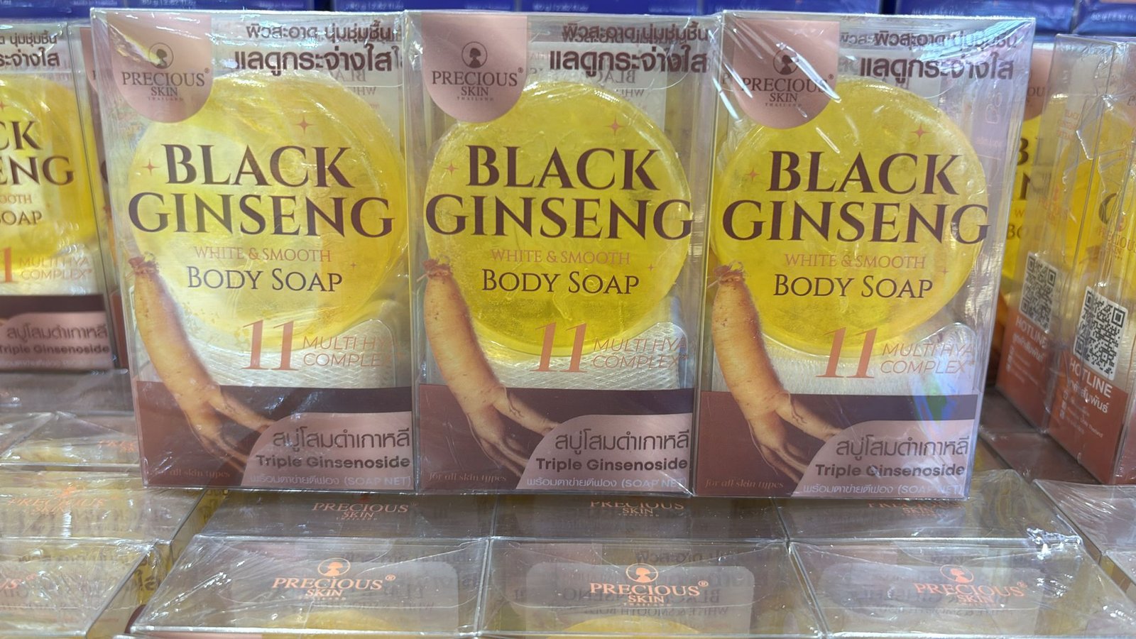 Black Ginseng White and Smooth Body Soap Precious Skin - image 5