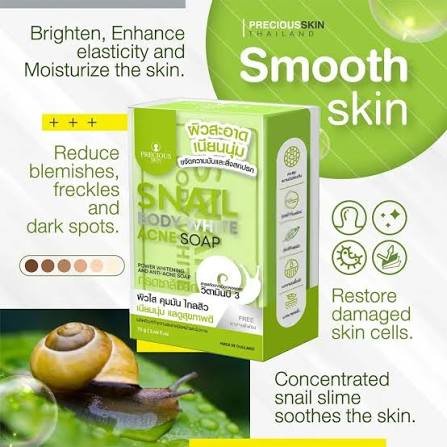 Snail Body White Acne Soap Precious Skin - image 1