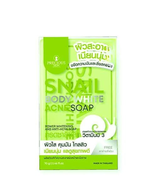 Snail Body White Acne Soap Precious Skin - image 2