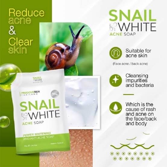 Snail Body White Acne Soap Precious Skin - image 4
