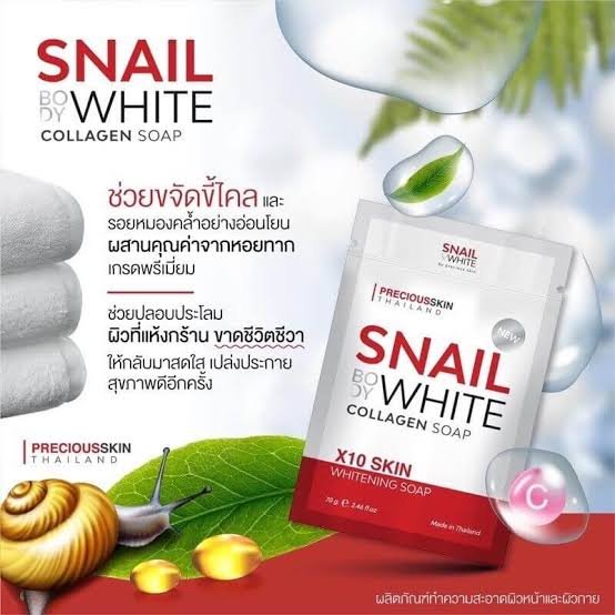 Snail Body Collagen Soap Precious Skin - image 2