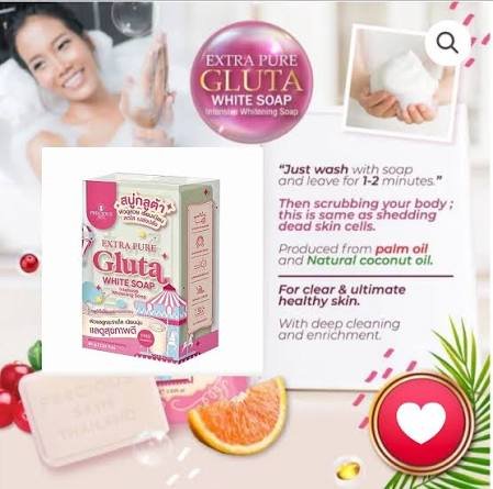 Extra Pure Gluta White Soap Intensive Whitening Soap - image 1