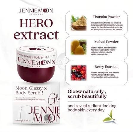 Jennie Moon Glassy X Body Scrub Glow - image 6