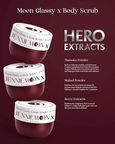 Jennie Moon Glassy X Body Scrub Glow - image 8